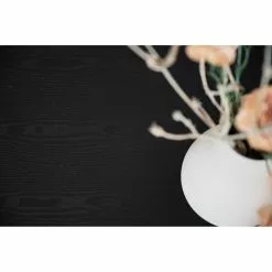 Rowico AB AKITA Ruokapöytä Ovaali 190 X 90 Cm -Huonekalu kauppa Akita ruokapoyta musta detalj