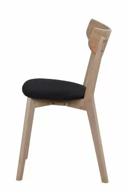 Rowico AB AMI Tuoli Varastovärit -Huonekalu kauppa Ami tuoli valkolakattu kangas harmaa 113023 3