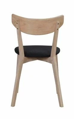 Rowico AB AMI Tuoli Varastovärit -Huonekalu kauppa Ami tuoli valkolakattu kangas harmaa 113023 5