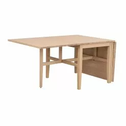 Rowico AB BROCKTON Klaffipöytä 80 X 100 + 70 + 70 Cm -Huonekalu kauppa Brockton klaffipoyta 118441 valkotammi 4