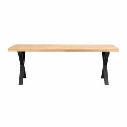 Rowico AB BROOKLYN Ruokapöytä 220 X 95 Cm X-mallisilla Metallijaloilla 17 Rowico AB BROOKLYN Ruokapöytä 220 X 95 Cm X-mallisilla Metallijaloilla -Huonekalu kauppa Brooklyn ruokapoyta 220 x95 X jaloilla tammi musta 119826 2