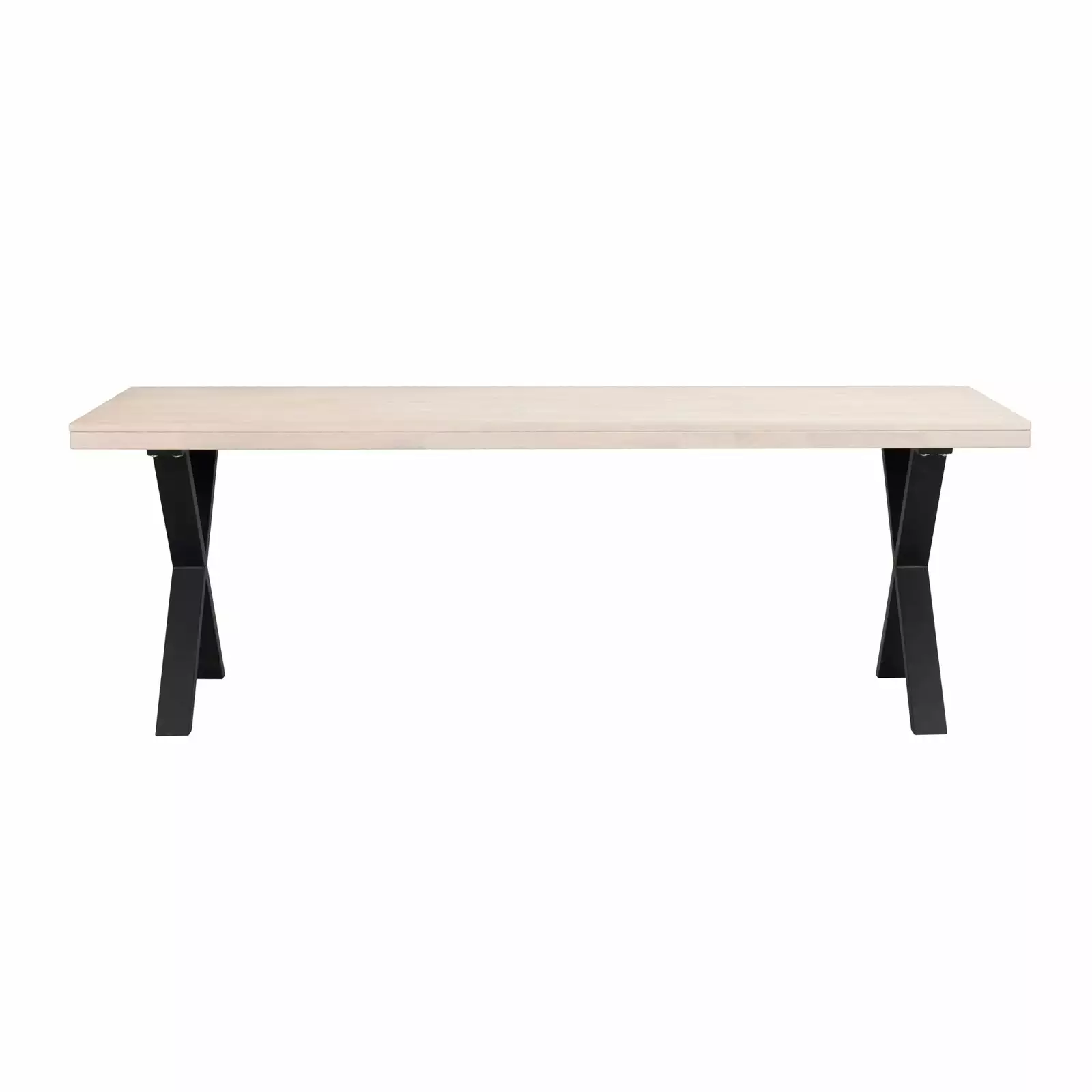 Rowico AB BROOKLYN Ruokapöytä 220 X 95 Cm X-mallisilla Metallijaloilla 2 Rowico AB BROOKLYN Ruokapöytä 220 X 95 Cm X-mallisilla Metallijaloilla - Image 2