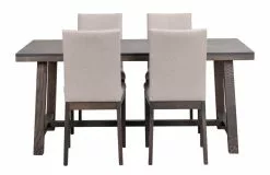 Rowico AB BROOKLYN Ruokapöytä -Huonekalu kauppa Brooklyn ruokaryhma Amanda rr 1 4 savunharmaa 2