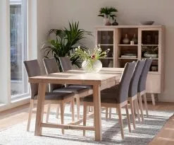 Rowico AB BROOKLYN Ruokapöytä -Huonekalu kauppa Brooklyn ruokaryhma Amanda rr 1 6 Brooklyn vitriini milj 3 1