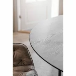 Rowico AB COLTON Ruokapöytä Pyöreä 135 Cm -Huonekalu kauppa Colton ruokapoyta musta 135 pyorea 119895 detalj 2