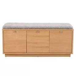 Rowico AB CONFETTI Säilytyspenkki 106 Cm -Huonekalu kauppa Confetti penkki 3ltk tammi harmaa 103762