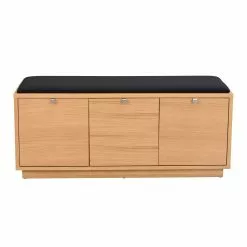 Edessä -Huonekalu kauppa Confetti penkki 3ltk tammi musta 103761