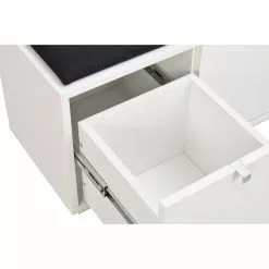 Rowico AB CONFETTI Säilytyspenkki 70 Cm -Huonekalu kauppa Confetti penkki valkoinen musta detalj c639b522 ab7d 402b 9537 473591152f30