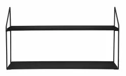 Schou Company A/S DAY Seinähylly 60 Cm 2-tasoinen -Huonekalu kauppa Day seinahylly 2os musta 2