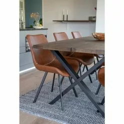 House Nordic ApS TAMMISAARI/MEMPHIS 6 Hengen Ruokailuryhmä -Huonekalu kauppa Drammen tuoli ruskea milj 4 1b205f81 3c73 493d a8fd 6aa4bc7d69ec