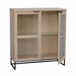 Rowico AB EVERETT Vitriinikaappi 95 Cm -Huonekalu kauppa Everett kaappi 105 kuultovalko 18771 2