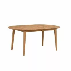 Rowico AB FILIPPA Ruokapöytä Ovaali Jatkettava 105 X 170 + 40 Cm -Huonekalu kauppa Filippa ruokapoyta ovaali tammi