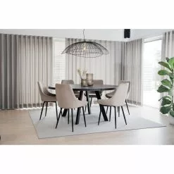 Rowico AB FRED Ruokapöytä Pyöreä 160 Cm 22 Rowico AB FRED Ruokapöytä Pyöreä 160 Cm -Huonekalu kauppa Fred rr pyorea musta 117444 miljoo