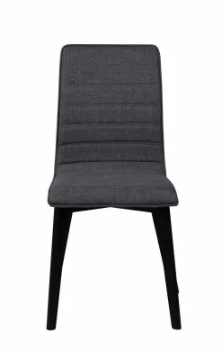 Rowico AB GRACY Tuoli Kangasverhoilulla -Huonekalu kauppa Gracy tuoli tummanharmaa musta 2