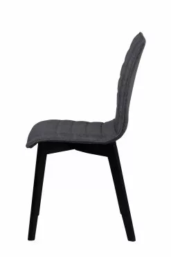 Rowico AB GRACY Tuoli Kangasverhoilulla -Huonekalu kauppa Gracy tuoli tummanharmaa musta 3