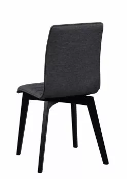Rowico AB GRACY Tuoli Kangasverhoilulla -Huonekalu kauppa Gracy tuoli tummanharmaa musta 4