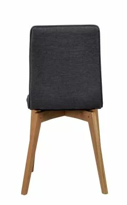 Rowico AB GRACY Tuoli Kangasverhoilulla -Huonekalu kauppa Gracy tuoli tummanharmaa tammi 5