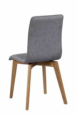 Rowico AB GRACY Tuoli Kangasverhoilulla -Huonekalu kauppa Gracy tuoli vaaleanharmaa tammi 4