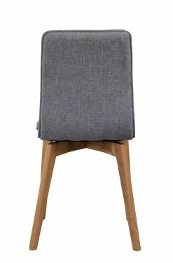 Rowico AB GRACY Tuoli Kangasverhoilulla -Huonekalu kauppa Gracy tuoli vaaleanharmaa tammi 5