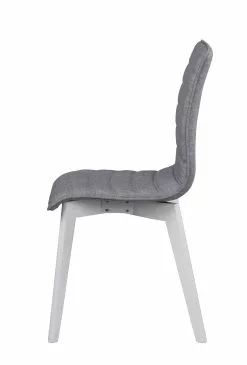 Rowico AB GRACY Tuoli Kangasverhoilulla -Huonekalu kauppa Gracy tuoli vaaleanharmaa valkoinen 3