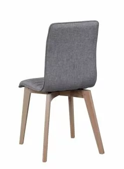 Rowico AB GRACY Tuoli Kangasverhoilulla -Huonekalu kauppa Gracy tuoli vaaleanharmaa valkotammi 4