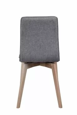 Rowico AB GRACY Tuoli Kangasverhoilulla -Huonekalu kauppa Gracy tuoli vaaleanharmaa valkotammi 5