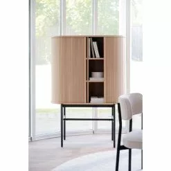 Rowico AB HADDINGTON Kaappi 102 Cm 9 Rowico AB HADDINGTON Kaappi 102 Cm -Huonekalu kauppa Haddington kaappi valkotammi musta 120133 miljoo