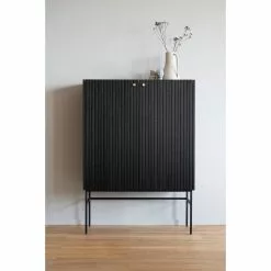 Rowico AB HALIFAX Kaappi 100 Cm 12 Rowico AB HALIFAX Kaappi 100 Cm -Huonekalu kauppa Halifax kaappi musta 119908 milj1