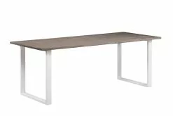 Vilbel Ou HANKO Lankkupöytä 195 X 90 Cm -Huonekalu kauppa Hanko rp 200x90 savutammi valkoinen