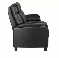 Unico Finland Oy ISABELLA 3 Hengen Sohva Merone-nahkaverhoilulla -Huonekalu kauppa Isabella 3h C30 nahka 3002 musta 3