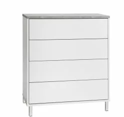 Leo-Matti Ojala Oy KIVI Lipasto 80 Cm -Huonekalu kauppa Kivi lipasto 80cm valk harmaa jalat 10cm