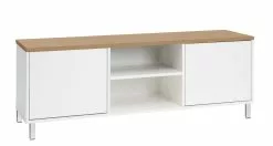 Leo-Matti Ojala Oy KIVI Tv-taso 144 Cm 2 Ovea Ja Avo-osa -Huonekalu kauppa Kivi taso 148cm 2 ovi avo tammi jalat 10cm