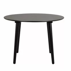 Rowico AB LOTTA Ruokapöytä Pyöreä 106 Cm -Huonekalu kauppa Lotta ruokapoyta 106 pyorea musta 110669