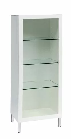 Leo-Matti Ojala Oy LUMO Vitriini 46 Cm Matala -Huonekalu kauppa Lumo vitr mat kap metallijalat