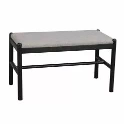 Rowico AB MILFORD Eteispenkki 80 Cm -Huonekalu kauppa Milford penkki musta 119546 1