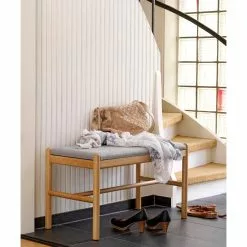 Rowico AB MILFORD Eteispenkki 80 Cm -Huonekalu kauppa Milford penkki tammi 119506 milj