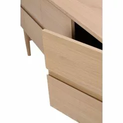 Rowico AB MORESBY Tv-taso 135 Cm -Huonekalu kauppa Moresby taso valkotammi detalj