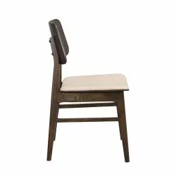 Rowico AB NAGANO Pehmustettu Tuoli -Huonekalu kauppa Nagano tuoli savutammi beige 119429 1