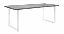 Vilbel Ou VENLA Lankkupöytä Suorilla Metallijaloilla -Huonekalu kauppa Nauvo rp 200x93 harmaa valk 48736c2c 436a 4807 840e 3422f7bef561