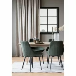 Rowico AB NEVIS Ruokapöytä 220 X 90 Cm -Huonekalu kauppa Nevis ruokapoyta valkotammi 119644 Sierrra tuolit miljoo