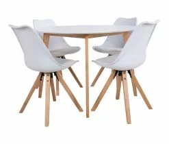 House Nordic ApS RIMINI/ROMA 4 Hengen Pyöreä Ruokailuryhmä