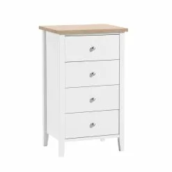 AS Jumek Export Oü SAARA Lipasto 47 Cm Korkea -Huonekalu kauppa Saara lipasto 4ltk kapea tammi 1