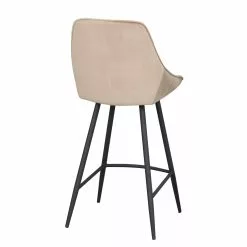 Rowico AB SIERRA Baarituoli Samettiverhoilulla -Huonekalu kauppa Sierra baarituoli beige 3