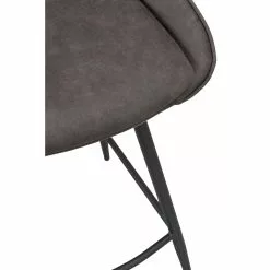 Rowico AB SIERRA Baarituoli Kangasverhoilulla -Huonekalu kauppa Sierra baarituoli tummanharmaa 4 detalj