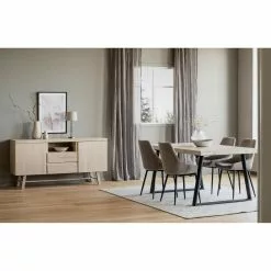 Rowico AB SIERRA Tuoli Kangasverhoilulla -Huonekalu kauppa Sierra tuoli beige 110487 brooklyn ruokapoyta senkki mijoo