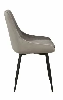 Rowico AB SIERRA Tuoli Samettiverhoilulla -Huonekalu kauppa Sierra tuoli harmaa 3