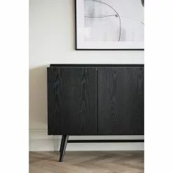 Rowico AB SPRINGDALE Senkki 160 Cm -Huonekalu kauppa Springdale senkki musta 119737 milj1