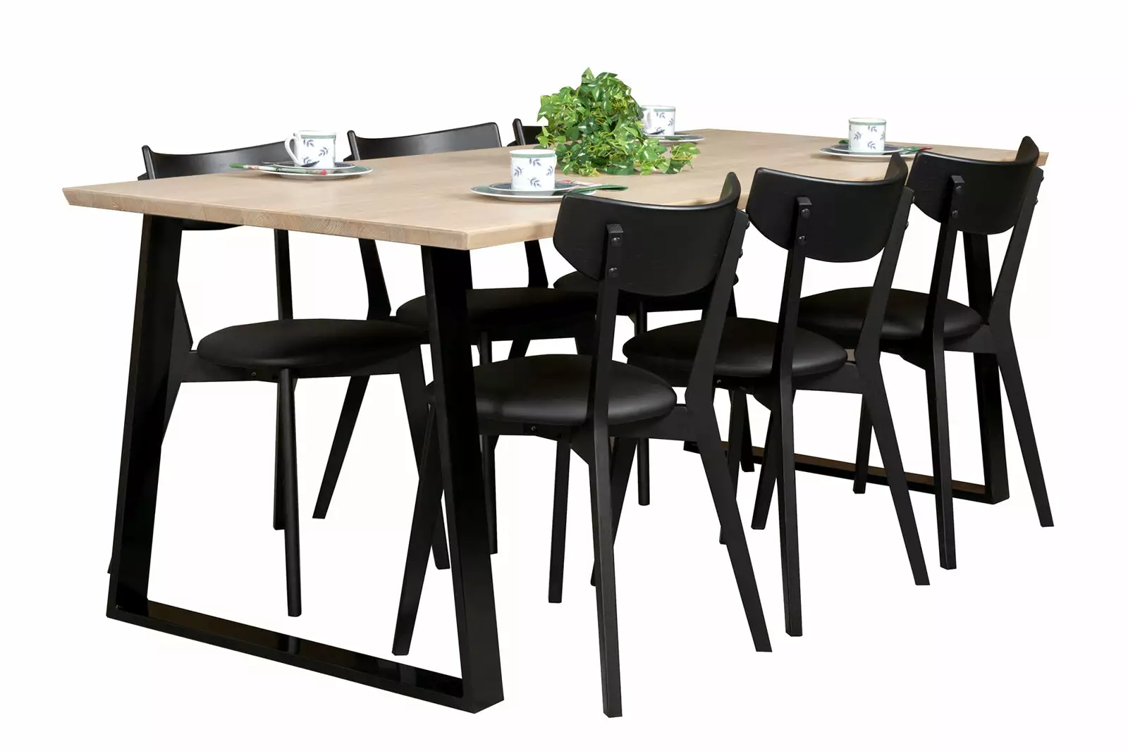 Anttiina Oy SWING/AMI 6 Hengen Ruokailuryhmä Metallijalalla 4 Anttiina Oy SWING/AMI 6 Hengen Ruokailuryhmä Metallijalalla - Image 4