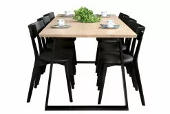 Anttiina Oy SWING/AMI 6 Hengen Ruokailuryhmä Metallijalalla 12 Anttiina Oy SWING/AMI 6 Hengen Ruokailuryhmä Metallijalalla -Huonekalu kauppa Swing Ami rr 1 6 koivu musta 5