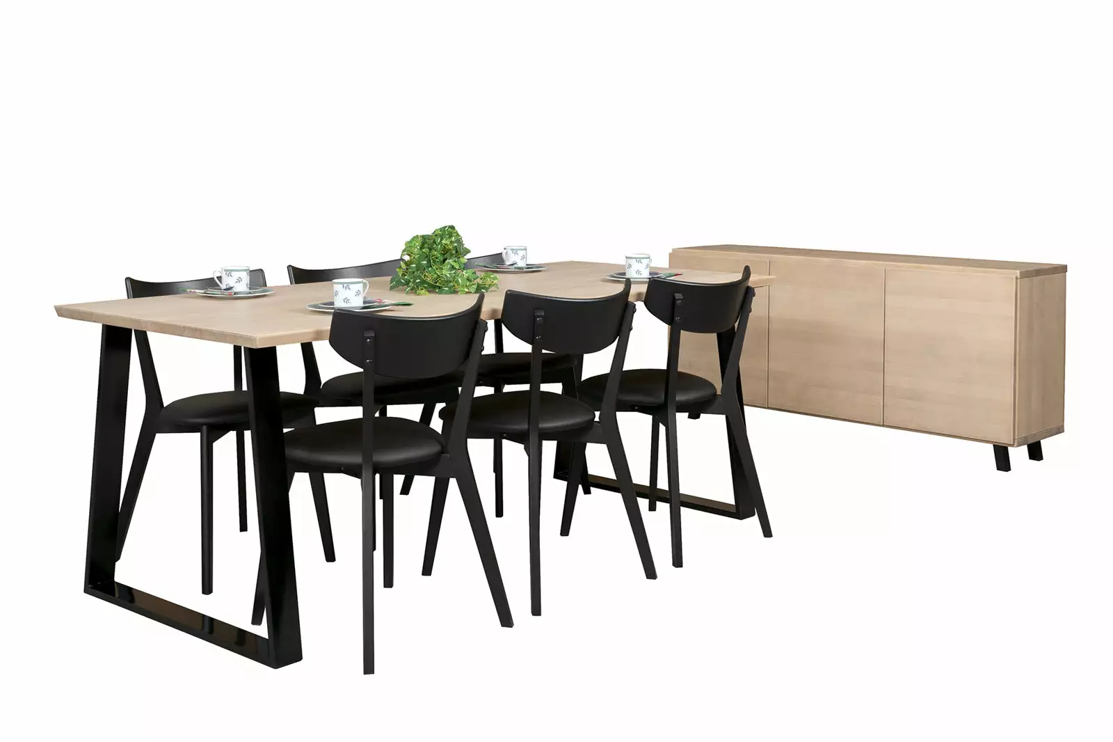 Anttiina Oy SWING/AMI 6 Hengen Ruokailuryhmä Metallijalalla 6 Anttiina Oy SWING/AMI 6 Hengen Ruokailuryhmä Metallijalalla - Image 6